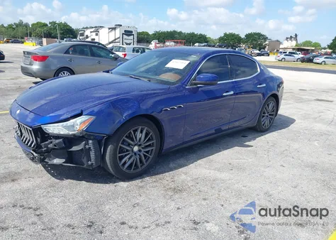 2018 Maserati Ghibli S z USA, uszkodzony, nr VIN ZAM57YSA7J1293246
